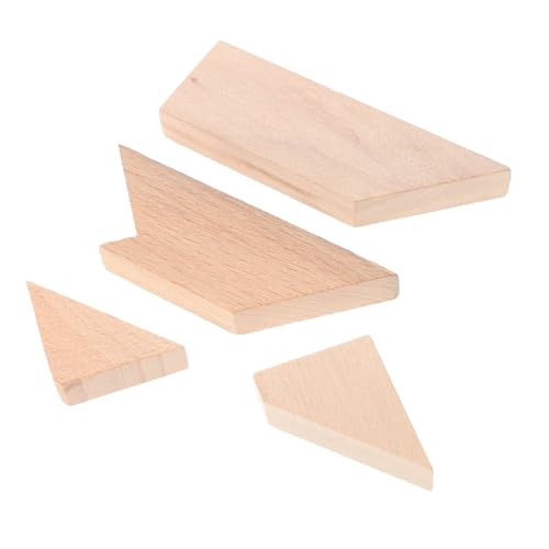 Milisten 4 Stücke Intellektuelle Pädagogische Form Puzzles Geometrische Logik Mind Teaser Gehirn Anzahl Für Puzzle Holz Khaki Milisten 4 Stücke Intellektuelle Pädagogische Form Puzzles Geometrische Logik Mind Teaser Gehirn Anzahl Für Puzzle Holz Khaki von Milisten