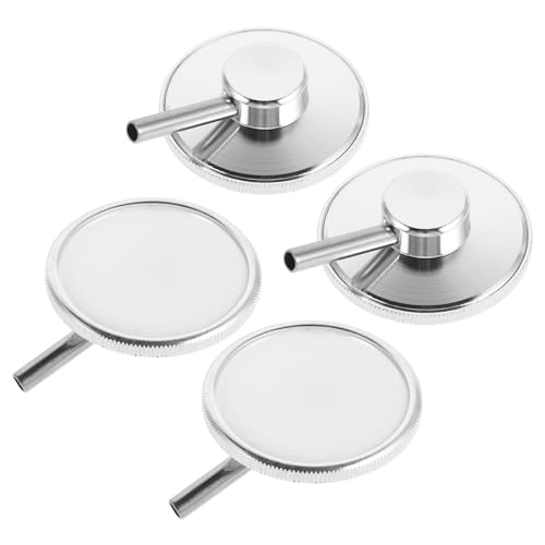 Milisten 4 Stücke Kopf Pretend Spiel Zubehör Bruststück Für Bruststück Für Rolle Silber Edelstahl von Milisten