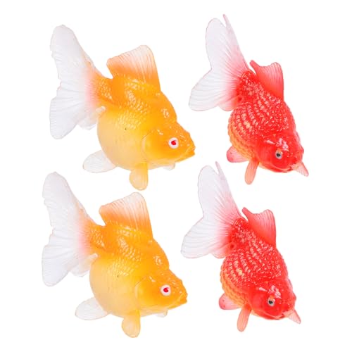 Milisten 4 Stücke Teiliges Künstliche Goldfische Realistische Schwimmende Plastik-koi-Figuren Langlebige Miniatur-Dekoration für Aquarium Garten und Innenräume Verblassungsresistent Milisten 4 Stücke Teiliges Künstliche Goldfische Realistische Schwimmende Plastik-koi-Figuren Langlebige Miniatur-Dekoration für Aquarium Garten und Innenräume Verblassungsresistent von Milisten