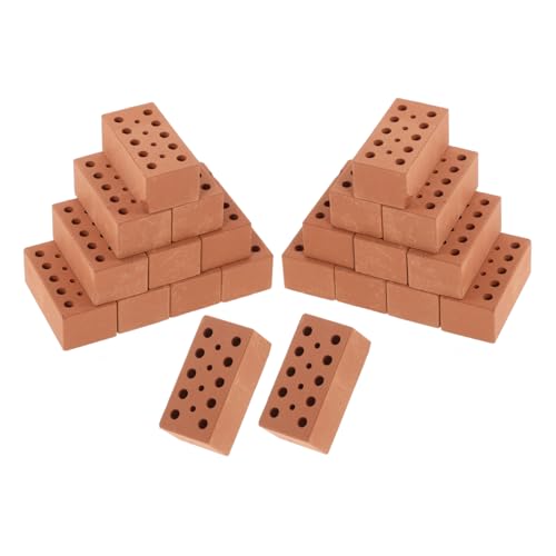 Milisten 40 Stück Bausteine Klein Ziegel Miniatur Texturiert Landschaftsbau Würfel Spielhaus Spielzeugsteine Zubehör Für Die Landschaftsgestaltung Möbel Light Brown Ton Milisten 40 Stück Bausteine Klein Ziegel Miniatur Texturiert Landschaftsbau Würfel Spielhaus Spielzeugsteine Zubehör Für Die Landschaftsgestaltung Möbel Light Brown Ton von Milisten