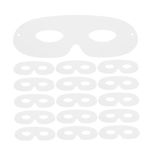 Milisten 40 Stück DIY Weiße Maske Blanko Papiermaske für Malen Basteln Halbgesichtsmaske für Halloween Festlichkeiten und Kunstprojekte Milisten 40 Stück DIY Weiße Maske Blanko Papiermaske für Malen Basteln Halbgesichtsmaske für Halloween Festlichkeiten und Kunstprojekte von Milisten