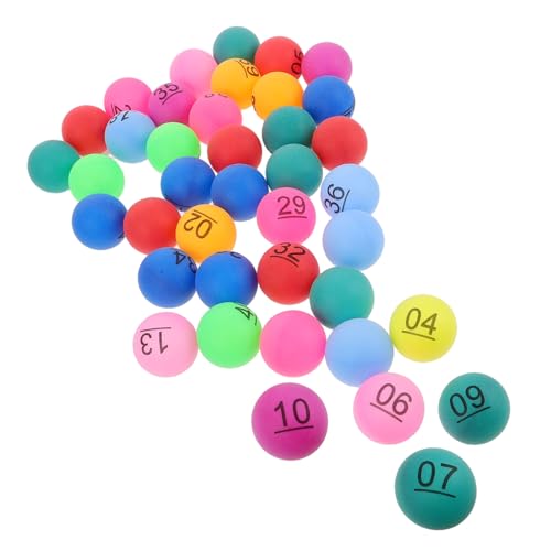 Milisten 40 Stück Lotteriekugeln Ersatz für Bingokugeln befüllbare Gewinnbälle Zahlenzeichnung Bälle kleine Plastikbälle für Spiele Bingo-Spielbälle Plastikbingokugeln - pp Milisten 40 Stück Lotteriekugeln Ersatz für Bingokugeln befüllbare Gewinnbälle Zahlenzeichnung Bälle kleine Plastikbälle für Spiele Bingo-Spielbälle Plastikbingokugeln - pp von Milisten