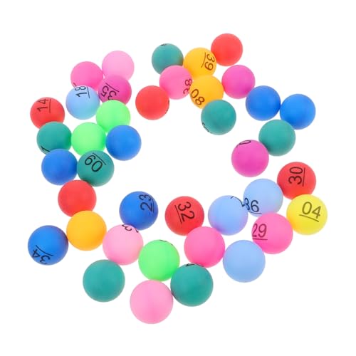 Milisten 40 Stück Lotteriekugeln Verlosung von Bällen Ersatz für Bingokugeln Gewinnspielkugeln Plastikkugeln Bingo-Spielball Plastikbälle für Spiele Bingo-Ersatzkugeln pp Milisten 40 Stück Lotteriekugeln Verlosung von Bällen Ersatz für Bingokugeln Gewinnspielkugeln Plastikkugeln Bingo-Spielball Plastikbälle für Spiele Bingo-Ersatzkugeln pp von Milisten