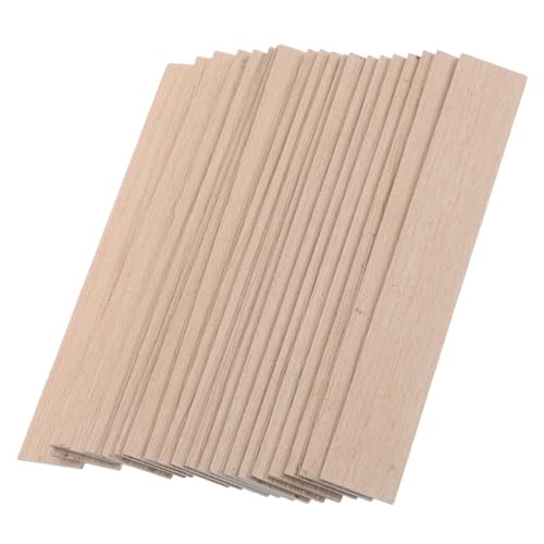 Milisten 40stücke Miniatur-holzbodenbretter Zum Abziehen Und Aufkleben Für Puppenhaus Holzböden Für Mini-häuser Miniatur-bodendielen Für DIY-zubehör von Milisten