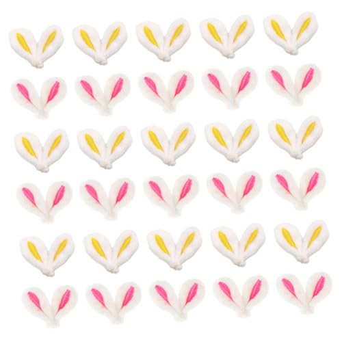 Milisten 40 Stück Plüsch Hasenohren Kind Charme Haarspange Mit Hasenohren Und Schleife Kaninchen Set Zur Herstellung Von Haarspangen Für Mädchen Hasenohren Haarklammern Klein Machen von Milisten