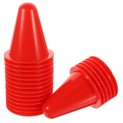 Milisten 40 Stück Roller-Skating-Stapelhindernisse Sportkegel im Freien Markierungskegel üben Hindernisparcours drinnen Trainingskegel aus Kunststoff Plastik rot Milisten 40 Stück Roller-Skating-Stapelhindernisse Sportkegel im Freien Markierungskegel üben Hindernisparcours drinnen Trainingskegel aus Kunststoff Plastik rot von Milisten