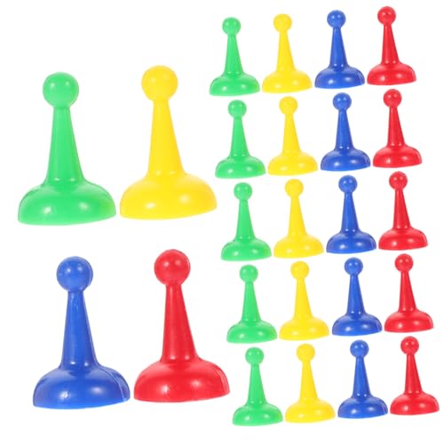 Milisten 40 Stück Schachstücke für Tischplatte Tabletop-Spielkomponente Tischmarker Spielzubehör Brettspiele Bauern Schachbrett Schach Spielmarken Plastik Milisten 40 Stück Schachstücke für Tischplatte Tabletop-Spielkomponente Tischmarker Spielzubehör Brettspiele Bauern Schachbrett Schach Spielmarken Plastik von Milisten