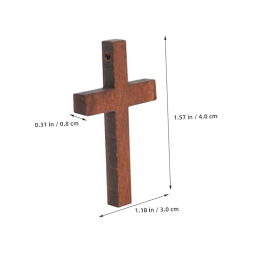 Milisten 40 Stück Teiliges Kleine Holzkreuze Anhänger Braun Rustikal für DIY Schmuck Bastelarbeiten Halloween Dekoration Handgefertigte Mini Kreuze für Kreative Party und Bastelprojekte Milisten 40 Stück Teiliges Kleine Holzkreuze Anhänger Braun Rustikal für DIY Schmuck Bastelarbeiten Halloween Dekoration Handgefertigte Mini Kreuze für Kreative Party und Bastelprojekte von Milisten