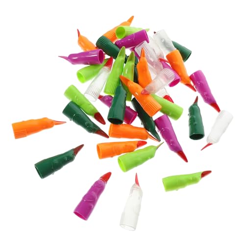 Milisten 40Stücke Halloween Hexennägel Mit Leuchteffekt Gruselige Party Dekoration Für Cosplay Und Scherze Wiederverwendbar Aus Stabilem Pe Material Designs Für Unvergessliche von Milisten