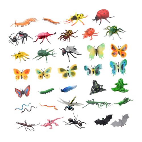Milisten 43 Stück Insektenmodell Lernspielzeug Kunststoff Insekten Lernspielzeug Figuren Gefälschte Insekten Kunststoff Insekten Realistische Insekten PVC Milisten 43 Stück Insektenmodell Lernspielzeug Kunststoff Insekten Lernspielzeug Figuren Gefälschte Insekten Kunststoff Insekten Realistische Insekten PVC von Milisten