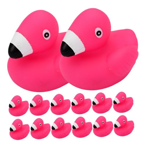 Milisten 48 Stück Teiliges Badespielzeug Lustige Quietschende Flamingo Tiere für Wasser und Badewannenspaß für Unbeschwerte Spielzeiten im Wasser für Badewanne Pool und Strand von Milisten