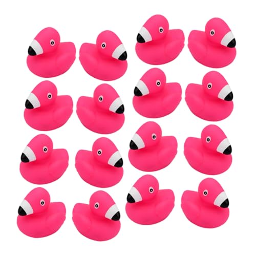 Milisten 48 Stück Teiliges Flamingo Badespielzeug aus Vinyl Wasserspritzende Badetier spielzeuge für Bunte Cartoon badeentchen mit Quietscher Langlebig und Sicher für Badewanne Pool und von Milisten