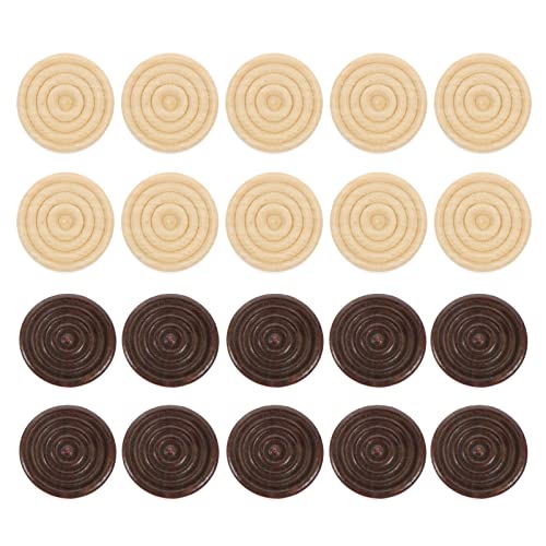 Milisten 48Stücke Holz Spielsteine Langlebige Checker für Brettspiele Helle und Dunkle Holzdesigns für Schach und Dame Perfektes für Freunde Milisten 48Stücke Holz Spielsteine Langlebige Checker für Brettspiele Helle und Dunkle Holzdesigns für Schach und Dame Perfektes für Freunde von Milisten