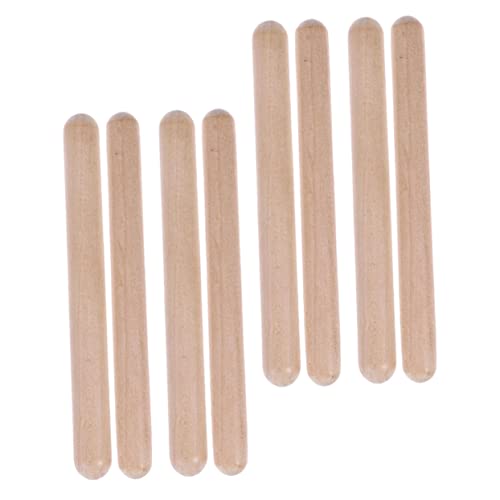 Milisten 4Paare Musikalische Rhythmus Sticks Für Kreative Percussion Instrumente Für Gruppenaktivitäten Für Musikalische Früherziehung Und Rhythmusentwicklung Milisten 4Paare Musikalische Rhythmus Sticks Für Kreative Percussion Instrumente Für Gruppenaktivitäten Für Musikalische Früherziehung Und Rhythmusentwicklung von Milisten