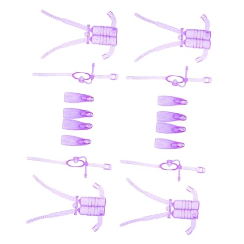Milisten 4Sätze Mini Tauchausrüstungsset für Puppen Teiliges Puppen Schnorchelausrüstung Set mit Sauerstoffflasche Taucherbrille und Flossen für Fantasievolles Milisten 4Sätze Mini Tauchausrüstungsset für Puppen Teiliges Puppen Schnorchelausrüstung Set mit Sauerstoffflasche Taucherbrille und Flossen für Fantasievolles von Milisten