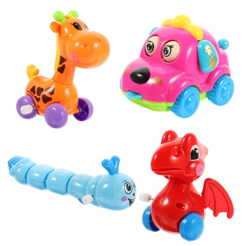 Milisten 4Stücke Aufziehspielzeug Tierspielzeug für Cartoon Design mit Dinosaurier Hund Giraffe und Fördert Motorische Fähigkeiten und Farbunterscheidung Lernspielzeug Milisten 4Stücke Aufziehspielzeug Tierspielzeug für Cartoon Design mit Dinosaurier Hund Giraffe und Fördert Motorische Fähigkeiten und Farbunterscheidung Lernspielzeug von Milisten
