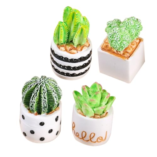 Milisten 4Stücke Bonsai Kaktus Figuren Pflanzen Für Puppenhaus Dekoration Künstliche Topfpflanzen Für Mini Und Wohnräume Milisten 4Stücke Bonsai Kaktus Figuren Pflanzen Für Puppenhaus Dekoration Künstliche Topfpflanzen Für Mini Und Wohnräume von Milisten