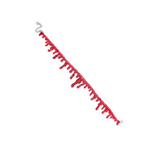 Milisten 4Stücke Handgemachte Halsketten für Halloween Kreative Gruselige Blutfleck Ketten für Party Ball für Frauen und Männer Halloween Milisten 4Stücke Handgemachte Halsketten für Halloween Kreative Gruselige Blutfleck Ketten für Party Ball für Frauen und Männer Halloween von Milisten