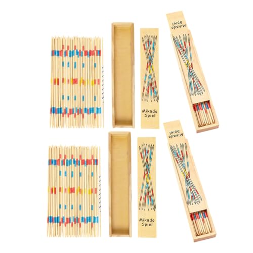 Milisten 4Stücke Holz Pick Up Sticks Spielzeugset Teile Pädagogisches Spiel für Fördert und Kognitive Fähigkeiten für Familien und Partys Interaktives für Drinnen Milisten 4Stücke Holz Pick Up Sticks Spielzeugset Teile Pädagogisches Spiel für Fördert und Kognitive Fähigkeiten für Familien und Partys Interaktives für Drinnen von Milisten