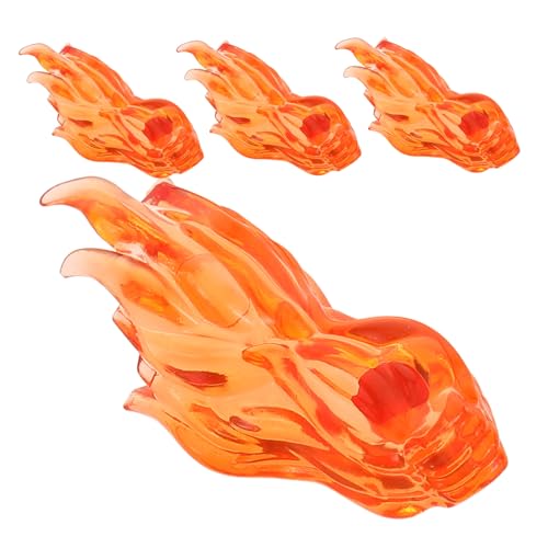 Milisten 4Stücke Mini Accessoires für Kreative Flammenspielzeuge und Praktischer Kreativität von Milisten