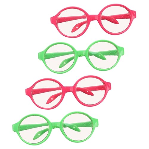 Milisten 4Stücke Mini Puppenhaus Brillen Teilig Entzückende Mini Sonnenbrille für Puppen Puppenbrille zur Dekoration für Puppenhaus Zubehör Milisten 4Stücke Mini Puppenhaus Brillen Teilig Entzückende Mini Sonnenbrille für Puppen Puppenbrille zur Dekoration für Puppenhaus Zubehör von Milisten