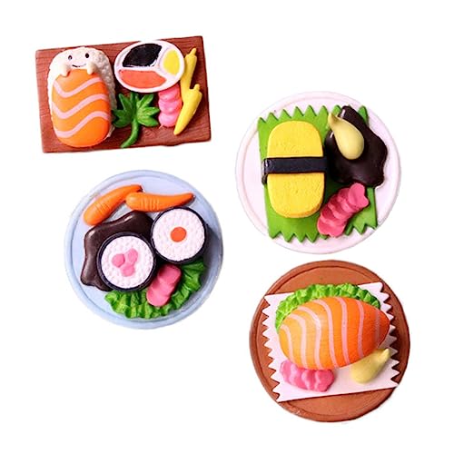 Milisten 4Stücke Sushi Dekoration Realistische Künstliche Lebensmittel für Puppenhaus Japanische Sushi Dekoration Spiele Ausstellungen Milisten 4Stücke Sushi Dekoration Realistische Künstliche Lebensmittel für Puppenhaus Japanische Sushi Dekoration Spiele Ausstellungen von Milisten