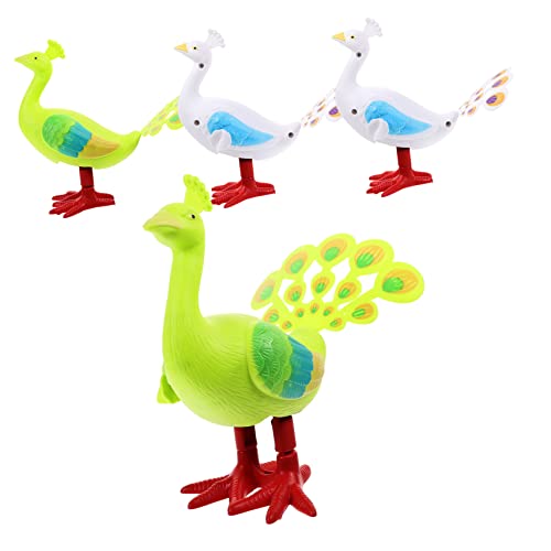 Milisten 4stücke Aufziehspielzeug Springender Pfau Spielzeug Für Junge Mädchen Aus Abs Material Spielzeug Ohne Batterien Cartoon Design Junge Mädchen von Milisten