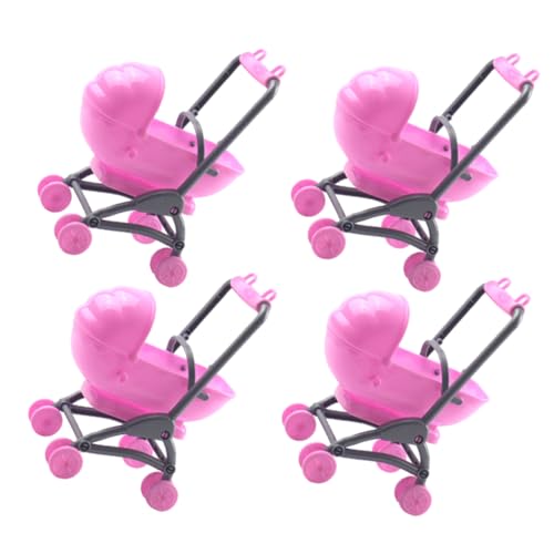 Milisten 4Stücke Teiliges Kinderwagen Zubehör Rosa Realistische Puppenwagen Modelle für Rollenspiele für Sichere Materialien Authentisches Design für Kreatives Milisten 4Stücke Teiliges Kinderwagen Zubehör Rosa Realistische Puppenwagen Modelle für Rollenspiele für Sichere Materialien Authentisches Design für Kreatives von Milisten