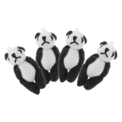 Milisten 4Stücke Teiliges Panda Plüschspielzeug Süße Panda Puppen für für Kleinkinder Verarbeitung Schlüsselanhänger Milisten 4Stücke Teiliges Panda Plüschspielzeug Süße Panda Puppen für für Kleinkinder Verarbeitung Schlüsselanhänger von Milisten