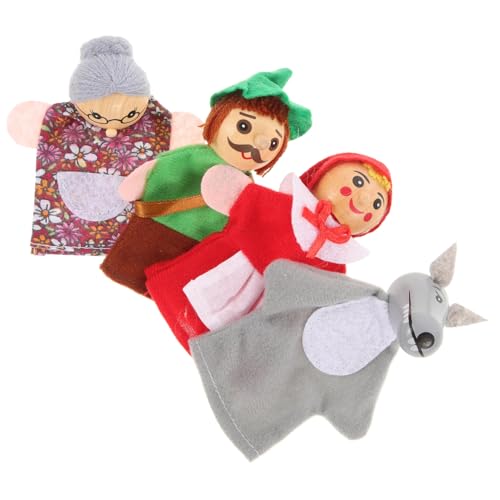 Milisten 4Stücke Teiliges aus Fingerpuppen Süße Tierfiguren für Handpuppen für Geschichten und Eltern Junge Mädchen Interaktion Lernspielzeug für Kleinkinder Milisten 4Stücke Teiliges aus Fingerpuppen Süße Tierfiguren für Handpuppen für Geschichten und Eltern Junge Mädchen Interaktion Lernspielzeug für Kleinkinder von Milisten
