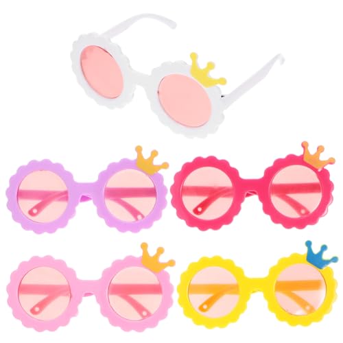 Milisten 5 Paare Puppenbrille Lustige Brillendekore Puppengläser Zur Dekoration Puppe Brille Requisiten Puppen-Foto-Requisiten Stilvolle Brillenrequisiten Brille Für Puppe Plastik Milisten 5 Paare Puppenbrille Lustige Brillendekore Puppengläser Zur Dekoration Puppe Brille Requisiten Puppen-Foto-Requisiten Stilvolle Brillenrequisiten Brille Für Puppe Plastik von Milisten