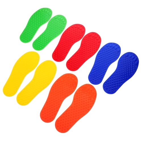 Milisten 5 Paare Sensory für Große Abdrücke und Fördern Balance Koordination und Sensorische Integration für Spiele im Klassenzimmer und Zuhause von Milisten