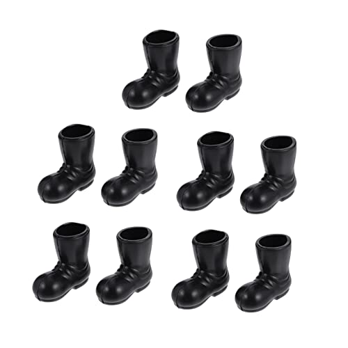Milisten 5 Paare Weihnachts Stiefel Modell Puppenhaus Weihnachtsminiaturen basteln Weihnachtsstiefel Dekoration Mini-Hausschuhe-Ornamente Miniatur-Schuhe Miniatur Stiefel Plastik Schwarz Milisten 5 Paare Weihnachts Stiefel Modell Puppenhaus Weihnachtsminiaturen basteln Weihnachtsstiefel Dekoration Mini-Hausschuhe-Ornamente Miniatur-Schuhe Miniatur Stiefel Plastik Schwarz von Milisten