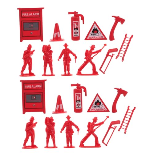 Milisten 5sätze Feuerwehrspielzeug Mit Miniatur-feuerwehrmannfiguren Und Feuerlöschermodellen Für Rollenspiele Teambuilding-Spiele Und Puppenhäuser Milisten 5sätze Feuerwehrspielzeug Mit Miniatur-feuerwehrmannfiguren Und Feuerlöschermodellen Für Rollenspiele Teambuilding-Spiele Und Puppenhäuser von Milisten