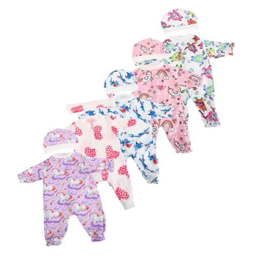 Milisten 5 Sätze Puppenkleidung Babypuppensachen Mini-puppenhauszubehör Zubehör Für Puppenkostüme Babypuppe Mit Kleidung Babypuppen-Outfit Kleidung Für Babypuppenjungen Puppenzubehör Stoff Milisten 5 Sätze Puppenkleidung Babypuppensachen Mini-puppenhauszubehör Zubehör Für Puppenkostüme Babypuppe Mit Kleidung Babypuppen-Outfit Kleidung Für Babypuppenjungen Puppenzubehör Stoff von Milisten