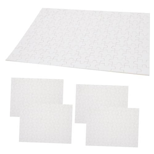 Milisten 5 Satz Teiliges Leere Holzpuzzle für DIY Graffiti Sublimationspuzzle zum Gestalten mit Eigenen Designs Kreative Bastelidee für Erwachsene von Milisten