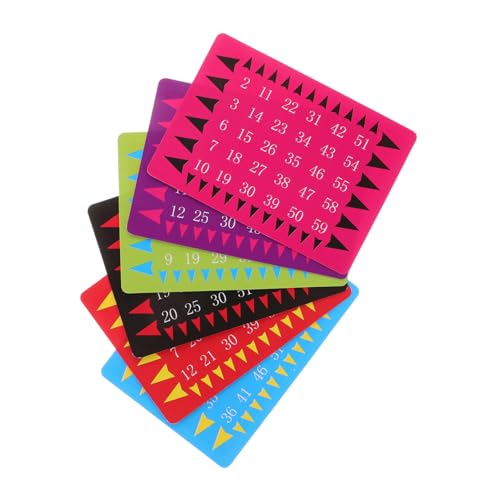 Milisten 5 Sets Bühnen Gedankenlesekartentricks Telepathische Bühnenlesekarte Interaktives Trickspielzeug Zahlenkarten Gedankenlesezahlenkarten Mental Für Vorhersagetricks Spiel von Milisten