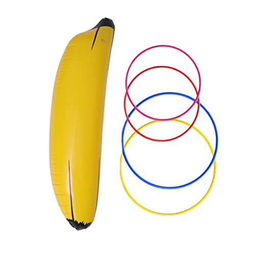 Milisten 5 Stück Aufblasbares Bananenspielzeug für Banane aufblasen werfen Aufblasbares Obstspielzeug Ringwurfspielzeug für Milisten 5 Stück Aufblasbares Bananenspielzeug für Banane aufblasen werfen Aufblasbares Obstspielzeug Ringwurfspielzeug für von Milisten
