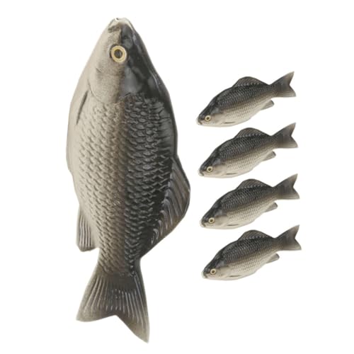 Milisten 5 Stück Blasenfische Realistische Simulation Fischmodell Aquariumzubehör Kleine Fischdekoration Simulation Tierfiguren Künstliches Fischmodell Fischornament Künstlicher von Milisten