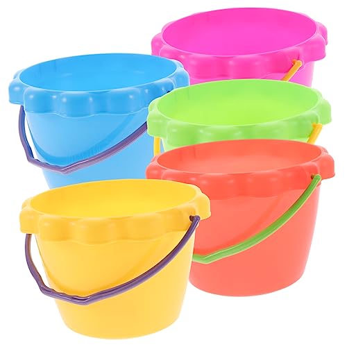 Milisten 5 Stück Eimerspielzeug Für Den Strand Griffe Sandbagger Kleiner Sandeimer Kind Sandeimer Am Strand Outdoor-sandspielzeug Sandkasten Rosa Bunt Plastik Zufällige Farbe Milisten 5 Stück Eimerspielzeug Für Den Strand Griffe Sandbagger Kleiner Sandeimer Kind Sandeimer Am Strand Outdoor-sandspielzeug Sandkasten Rosa Bunt Plastik Zufällige Farbe von Milisten