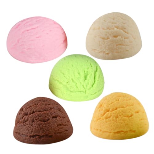 Milisten 5 Stück Eismodell Eisdekoration Eiskugeln Foto Requisite Eiscreme -Foto -Requisite simulierte Eiskugeln Eiskugeln-Vitrine-Requisite lebensechte Eiskugeln Kunsteis PVC Milisten 5 Stück Eismodell Eisdekoration Eiskugeln Foto Requisite Eiscreme -Foto -Requisite simulierte Eiskugeln Eiskugeln-Vitrine-Requisite lebensechte Eiskugeln Kunsteis PVC von Milisten