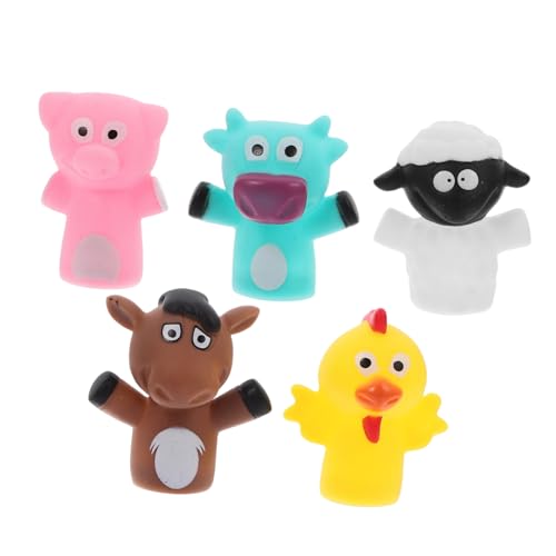 Milisten 5 Stück Fingerpuppe Puppen Hände Babys Plüsch klein tragbare Spielfiguren Vinyl Milisten 5 Stück Fingerpuppe Puppen Hände Babys Plüsch klein tragbare Spielfiguren Vinyl von Milisten