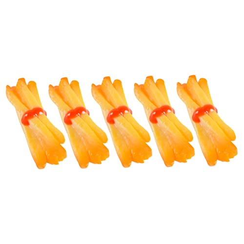 Milisten 5 Stück Gefälschte Pommes Frites Essen Kinderspielzeug Gefälschtes Essen Pommes-Frites- Lebensmittel Für Küchenspiele Gefälschte Lebensmittelspielzeuge PVC Milisten 5 Stück Gefälschte Pommes Frites Essen Kinderspielzeug Gefälschtes Essen Pommes-Frites- Lebensmittel Für Küchenspiele Gefälschte Lebensmittelspielzeuge PVC von Milisten