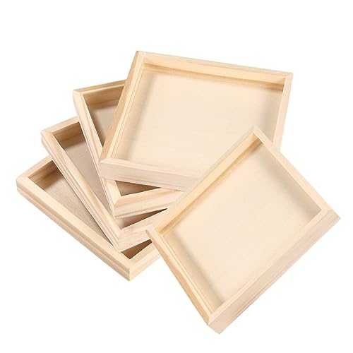 Milisten 5 Stück Holzkastenschale Tablett Puzzle-Aufbewahrungsschalen Sortierfach Spielzeugspeicher unfertigte Holzschale unfertiges Holz serviert 3D-Puzzle-Aufbewahrungsschale hölzern Milisten 5 Stück Holzkastenschale Tablett Puzzle-Aufbewahrungsschalen Sortierfach Spielzeugspeicher unfertigte Holzschale unfertiges Holz serviert 3D-Puzzle-Aufbewahrungsschale hölzern von Milisten