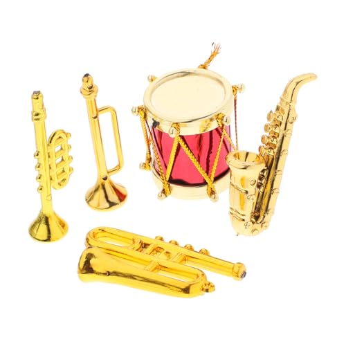 Milisten 5 Stück Kleines Instrumentenmodell Klarinetteninstrument Für Mini-Instrumente Musikinstrumentenpuppenhaus Puppenhaus Mini Miniatur-Musical Puppenzubehör Golden Plastik Milisten 5 Stück Kleines Instrumentenmodell Klarinetteninstrument Für Mini-Instrumente Musikinstrumentenpuppenhaus Puppenhaus Mini Miniatur-Musical Puppenzubehör Golden Plastik von Milisten