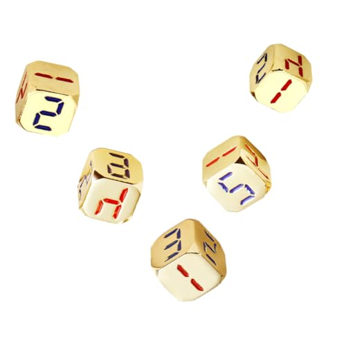 Milisten 5 Stück Metall mit Abgerundeten Ecken für Tischspiele Mini Party Zubehör für Spieleabende und Gesellige Zusammenkünfte Milisten 5 Stück Metall mit Abgerundeten Ecken für Tischspiele Mini Party Zubehör für Spieleabende und Gesellige Zusammenkünfte von Milisten