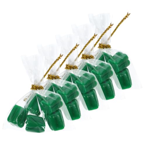 Milisten 5 Stück Mini- Mit Grüner Paprika Künstlich Miniatur Pfeffer Realistisch Klein Für Aufdecken Pflanzliches Modell Essen Interessante Mini-hausdekoration Green Harz von Milisten
