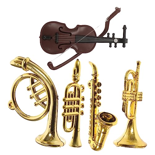 Milisten 5 Stück Mini Musikinstrument Modelldekoration Kinderspielzeug Instrumente DIY Kits Zubehör Mini Puppe Puppenhaus Miniatur Gitarre Mini Musik Instrument Milisten 5 Stück Mini Musikinstrument Modelldekoration Kinderspielzeug Instrumente DIY Kits Zubehör Mini Puppe Puppenhaus Miniatur Gitarre Mini Musik Instrument von Milisten