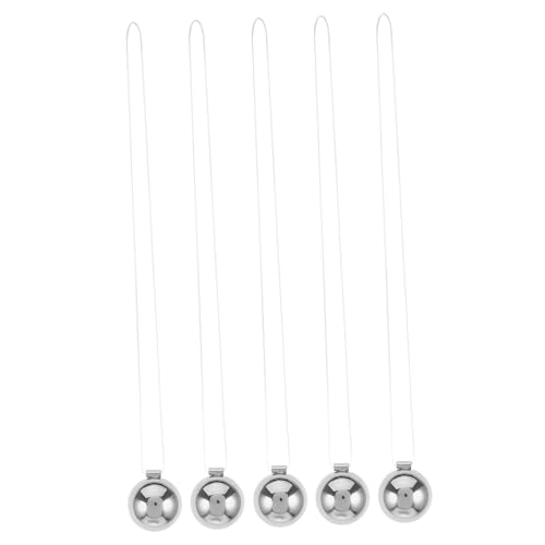 Milisten 5 Stück Physikkugeln Wissenschafts Gadgets Metallpendel Physik Pädagogische Balance Bälle Kleine Metallkugeln Chaos Schwingende Bälle Balance Ball Milisten 5 Stück Physikkugeln Wissenschafts Gadgets Metallpendel Physik Pädagogische Balance Bälle Kleine Metallkugeln Chaos Schwingende Bälle Balance Ball von Milisten