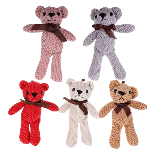 Milisten 5 Stück Plüschspielzeugpuppe Plüschbär süßer Kleiner Bär süßer Bär tragen kleine Bärenpuppe Kuscheltier weiches gefülltes Tier ausgestopfter Bär Mini-Kuschelbär Stoffbären Milisten 5 Stück Plüschspielzeugpuppe Plüschbär süßer Kleiner Bär süßer Bär tragen kleine Bärenpuppe Kuscheltier weiches gefülltes Tier ausgestopfter Bär Mini-Kuschelbär Stoffbären von Milisten